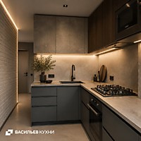 Кухня с фасадом ЛДСП/Эмаль в Донецке